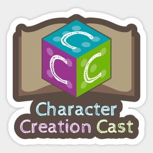 Character Creation Cast Logo Sticker